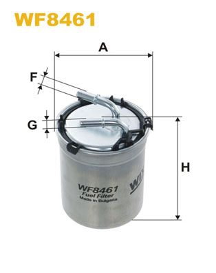 WIX FILTERS Топливный фильтр WF8461